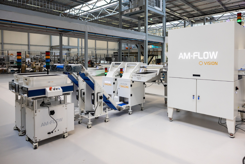 AM flow modular system on factory floor